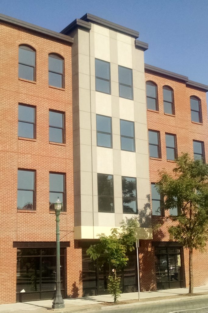 Amos Building addition in Syracuse NY USA