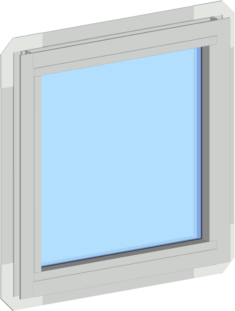 4500 FX with integral nail fin Window Iso 2 – no background